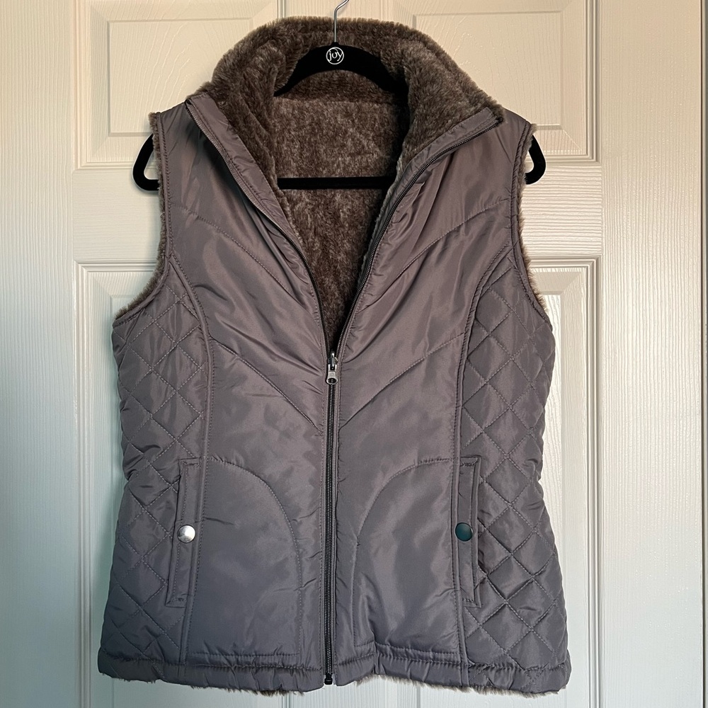 KC Collections Quilted Reversible Vest